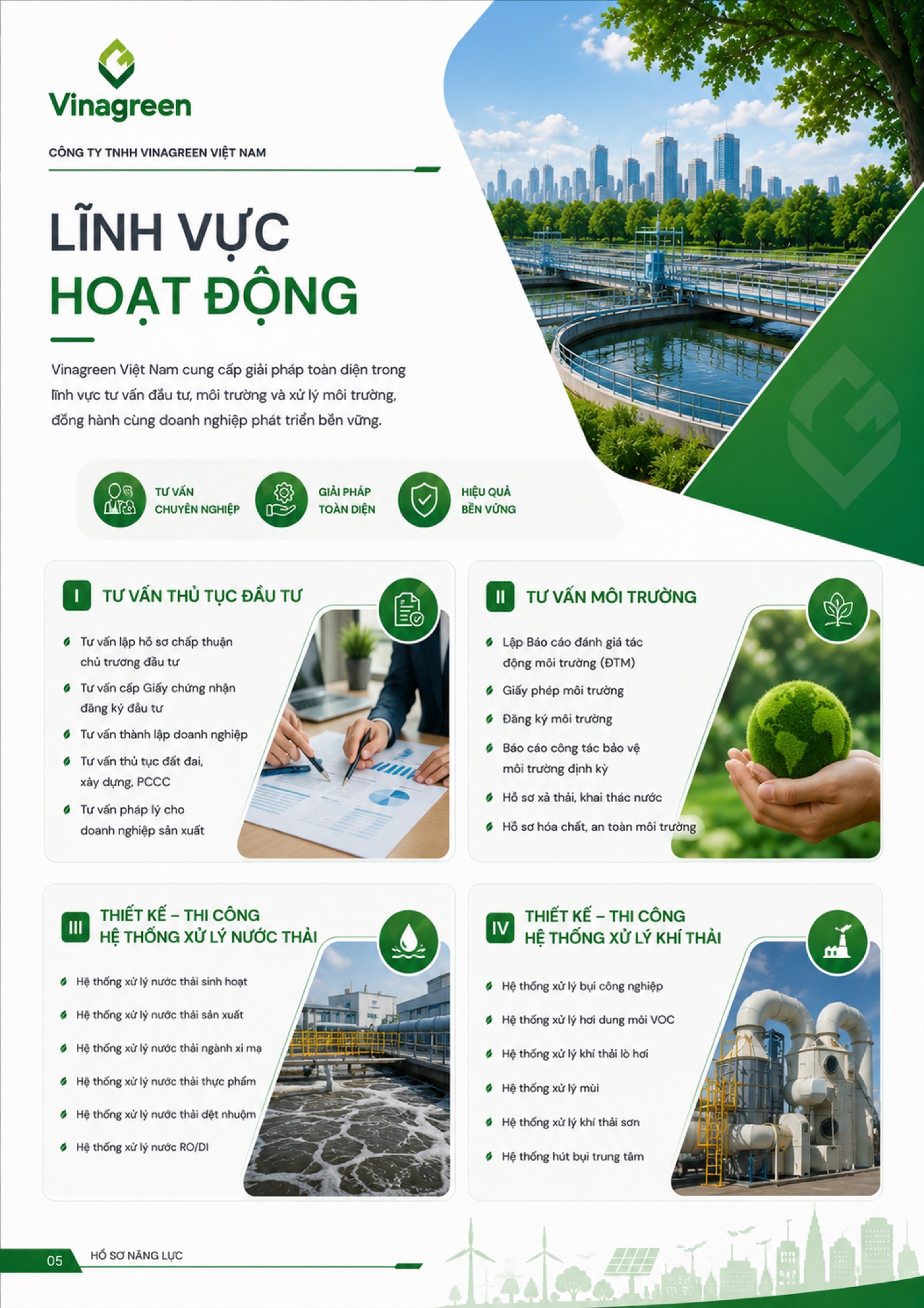 Trang 7 - Lĩnh vực hoạt động