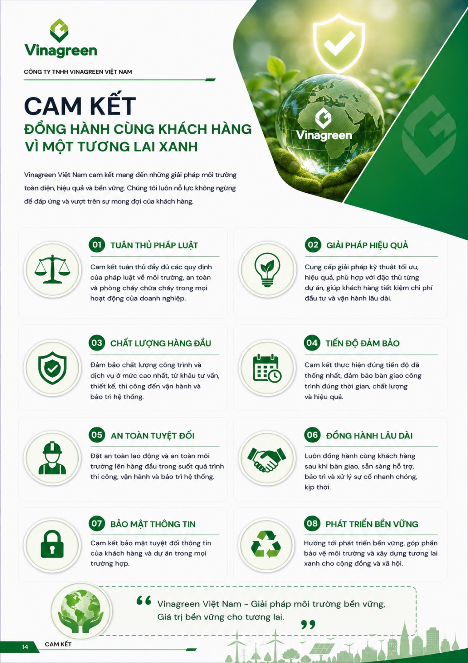Trang 16 - Cam kết